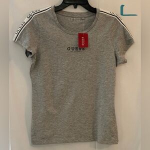 Guess Heather Gray Cotton Tee